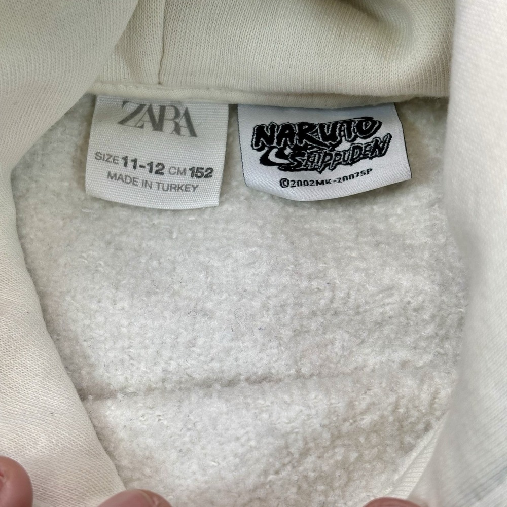 Naruto Hoodie Size 11-12 Youth Zara Pullover Hooded‎ Sweatshirt - Picture 4 of 15